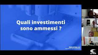 Industria 40 e Credito D’imposta  come sfruttare gli incentivi fiscali  WEBINAR 4 Maggio 2021 [upl. by Anillek91]