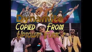 BTS New Song Dynamite VS Bruno Mars Uptown Funk [upl. by Emmer]