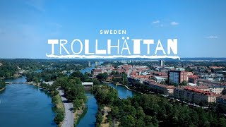 جولة سياحيَّة في معالم مدينة ترولهاتان السويديَّة A tourist tour of Trollhättan city in Sweden [upl. by Nanyk887]