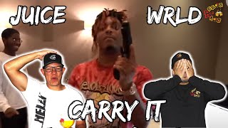 NEW JUICE quotALBUMquot SNEAK PREVIEW  Juice WRLD  Carry it Reaction [upl. by Oyek]