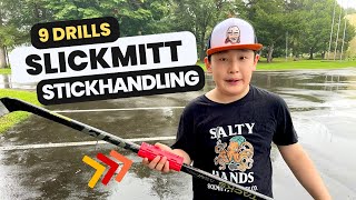 9 SlickMitt Hockey Stickhandling Drills for Kids [upl. by Giffard]