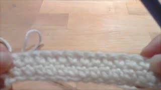 Cours de crochet N°36  La Maille Serrée Allongée [upl. by Amjan831]