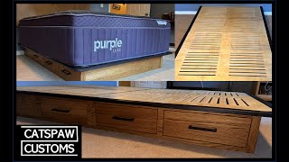 Making a Platform Bed with Drawers [upl. by Otir]