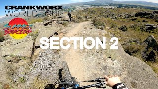 Crankworx Summer Series Super D Section 2  Matangi Station MTB  Alexandra Zealand [upl. by Dnomed]