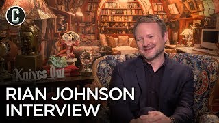 Knives Out Director Rian Johnson Interview [upl. by Arrotal568]