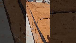 How to install irregation pipes dripirrigation irrigationsystem shorts [upl. by Assirak]