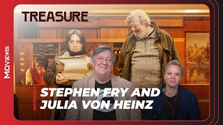 Stephen Fry amp Julia von Heinz Get Personal with the New Movie Treasure  Interview [upl. by Joellyn]