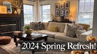 2024 REFRESH For SPRING Family Room  Decorate With Me [upl. by George]