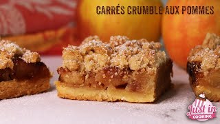 Recette des Carrés Crumble aux Pommes [upl. by Chantal]