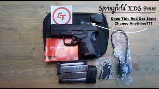 Budget Friendly Springfield XDS Mod 2 subcompact 9mm with red dot sight homesteading [upl. by Ailahs]