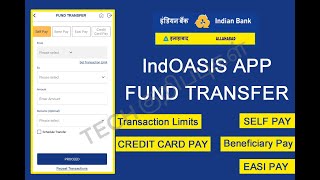 indoasis app indian bank money transfer in tamil techkurippugal [upl. by Rolyat]