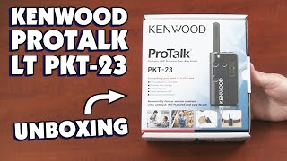 Kenwood ProTalk LT PKT23 Unboxing [upl. by Bruis]