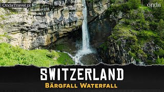 📍 Switzerland  Bärgfall Waterfall on Oeschinen Lake  Kandersteg ❯ Wycieczki z OndaTravelpl [upl. by O'Grady]