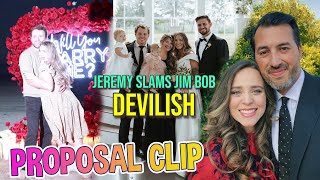 DUGGAR UPDATE Jeremy Vuolo Calls Jim Bob Duggar’s Beliefs ‘Devilish’ Jason Shares Proposal Clip [upl. by Atsira]