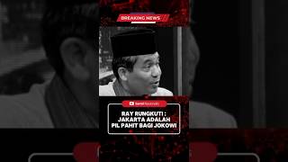 Ray Rangkuti Sindir Jokowi shortvideo shorts short [upl. by Eniowtna]