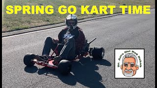 SPRING GO KART REVIVAL AND TEST RIDE WILL IT RUN [upl. by Clarhe]