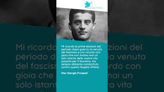 Pier Giorgio Frassati  Il fascismo [upl. by Delano]