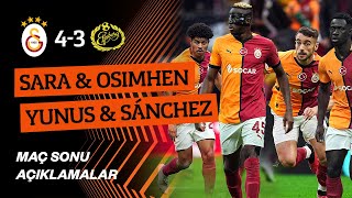 📺 Galatasaray 43 Elfsborg  Futbolcularımızın maç sonrasında yaptığı açıklamalar GSvELF UEL [upl. by Aiden]