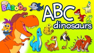 ABC dinosaurs  Learn the ABC with 26 dinosaurs for children  Dino ABC for kids [upl. by Netfa332]