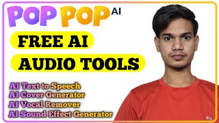 Poppop AI Free AI Audio Tools  Satya Kasaudhan  All TipsampTricks [upl. by Gilmour189]