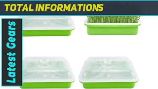 Seed Sprouter Tray with Lid for Healthy and Fast Seed Germination [upl. by Lubbi]