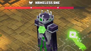 Minecraft Dungeons  Nameless One Boss Fight [upl. by Oniger]