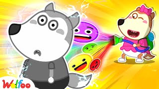 Dont Stole Wolfoos Emotions  Funny Stories for Kids About Emotions 🤩 WolfooCanadaKidsCartoon [upl. by Haywood568]