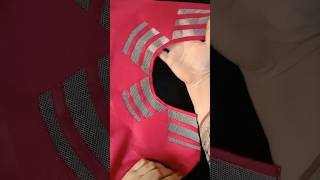 Viral Neck Design nit fabric 2024💕  How to makeEmbroidered Viral Neck Design At HomeEasy Tutorial [upl. by Sseb]