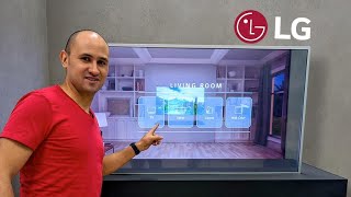 LG Pantallas transparentes OLED para las tiendas del futuro [upl. by Brenden754]