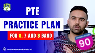 Latest PTE Practice Plan for Band 6 7 and 8  Language Academy [upl. by Bass425]