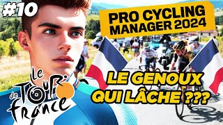 LE GENOUX QUI LACHE  Carrière Pro Cycling Manager 2024 10 [upl. by Honniball]