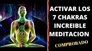 Meditación ACTIVAR y EQUILIBRAR los 7 CHAKRAS  Meditacion para limpiar y abrir los chakras [upl. by Sitoel283]