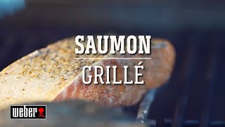 Réaliser un saumon grillé  Les recettes Weber [upl. by Ivonne715]