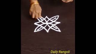 chinna muggulu for everydaysmall kolam for dailysimple rangoli designs [upl. by Ailsa]