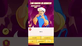 Im Famous On Akinator games gameplay gaming [upl. by Warthman]