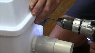 How To Install A CM2 Waterless Composting Toilet [upl. by Attenev]