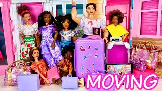 Disney Encanto Doll Family Packs and Moves to a New Beach House [upl. by Navap]