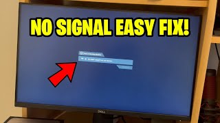 No Signal From PC to Monitor EASY FIX How to Fix No Signal on Monitor [upl. by Ecnal929]