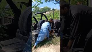 Tube Well system work on diesel engine  Short Video [upl. by Reham]