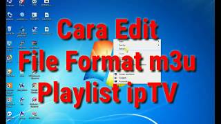 Cara Edit File m3u playlist [upl. by Ahk]