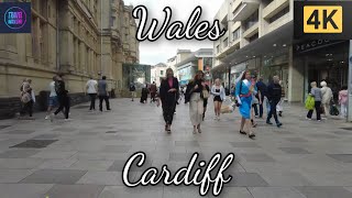 Cardiff city center Saturday afternoon 4K [upl. by Armin]