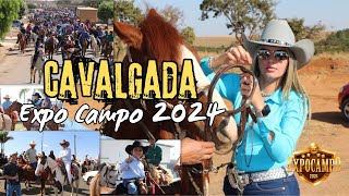 CAVALGADA da Expo Campo 2024  Drone Super CatalãoTv Sudeste Catalão [upl. by Elleirda776]