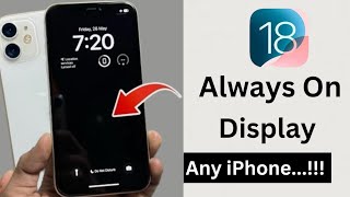 How to Enable iOS 18 Always On Display on any iPhone XRXS11121314  IOS 18 Always On Display [upl. by Rika]