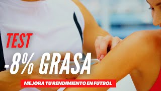 El  GRASA en JUGADORES PROFESIONALES de FÚTBOL  Test y Antropometría deportistas [upl. by Alilahk]