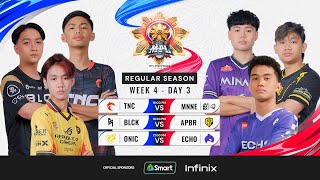 🔴LIVE  MPL PH S13  FILIPINOWeek 4 Day 3 [upl. by Kcired]