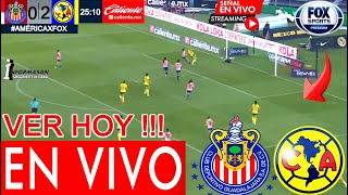 Chivas vs América En Vivo donde ver a que hora juega CHIVAS VS AMERICA Partido Femenil 4TOS IDA [upl. by Nitnelav897]