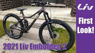 2021 Liv Embolden 2 Womens Mountain Bike First Look [upl. by Silyhp40]