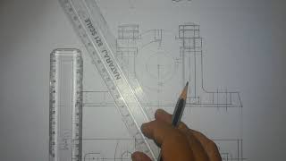 Plummer Block Manual Drafting part5 [upl. by Edra380]