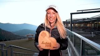 Teresa Stadlober auf der roadtoseefeld2019 [upl. by Tybie]