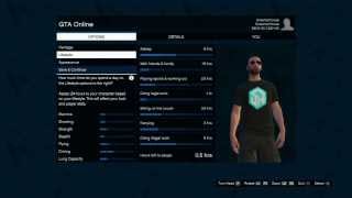 GTA V GRAND THEFT AUTO ONLINE  CHARACTER CREATION amp CUSTOMIZATION [upl. by Haskel276]